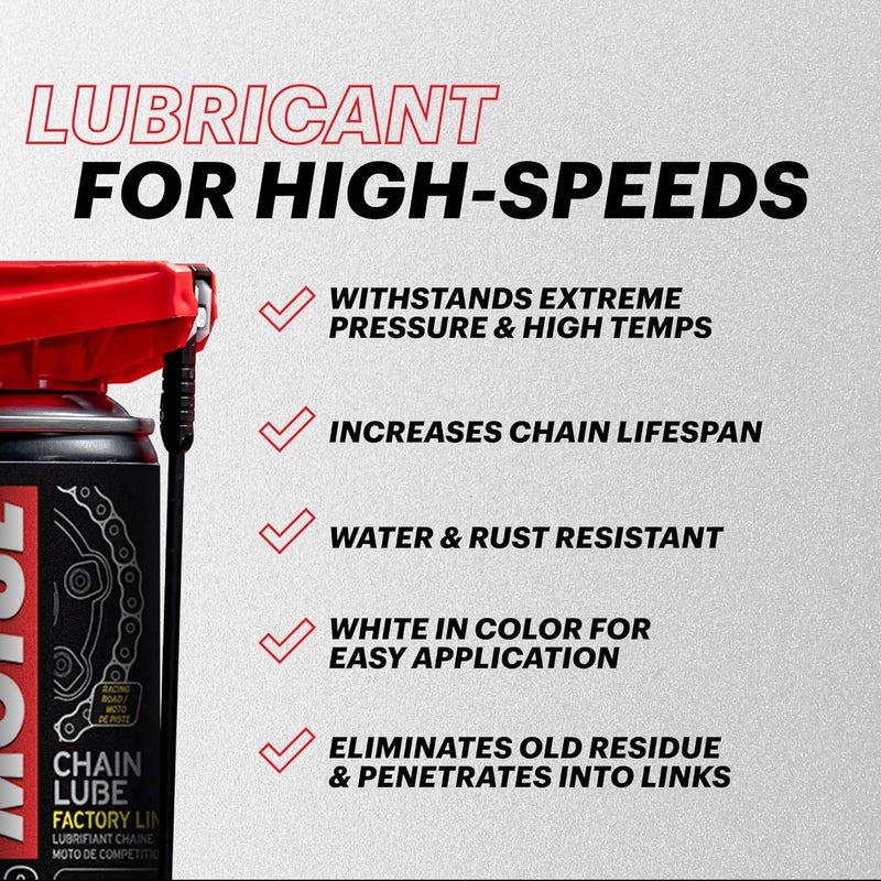 Motul Motorcycle On Road Chain Lube C2 400ml 9.3 Ounce Can