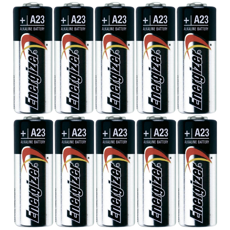 A23 Energizer Battery 23A 23AE 21/23 GP23 23GA MN21 12 Volt 12v (Pack of 10)