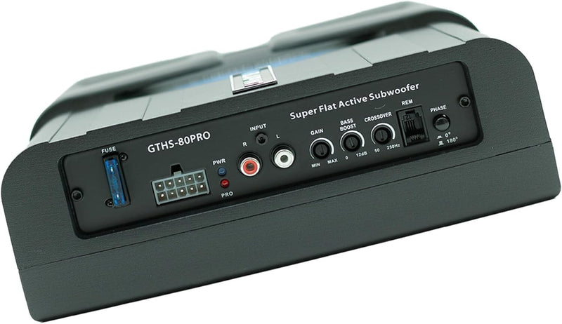 BLAUPUNKT GTHS80PRO 8" Amplified Subwoofer 300 Watts Active Flat Compact Design