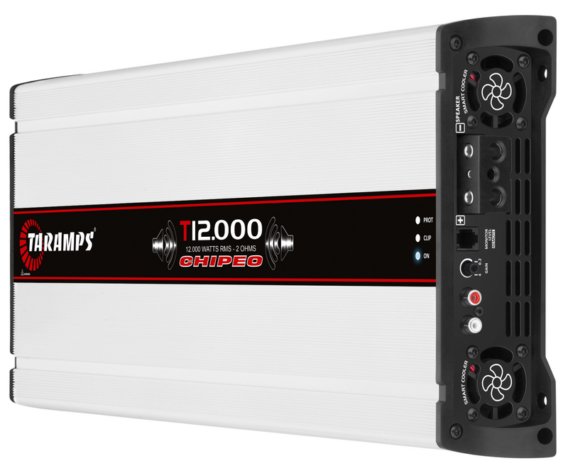 Taramps T 12.000 Chipeo Amplifier 2 Ohms 12000 Watts RMS 1 Channel Car Audio