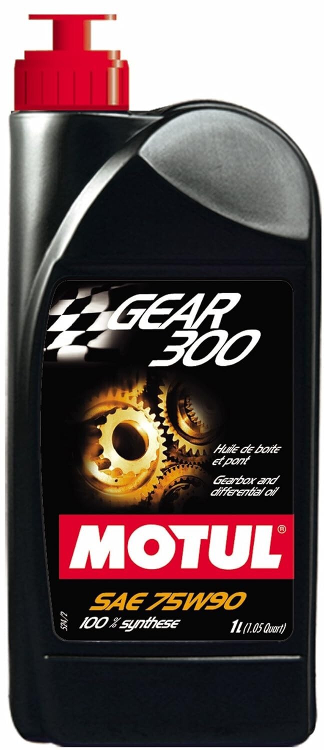Motul Gear 300 75W-90 Fully Synthetic Gearbox Oil – 1L (Pack of 4)