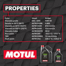 Motul 5100 4T 10W-40 4-Stroke Synthetic Blend Motorcycle Engine Oil – 4 Liters | Ester Technology for Smooth Gear Shifts & Reliable Protection