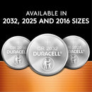 Duracell CR2032 3V Lithium Battery, Child Safety Features, 6 Count Pack, Lithium