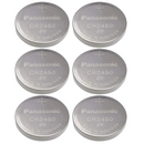 Panasonic Cr2450 Cr 2450 Lithium 3v Battery 3V SUPER FRESH (Pack of 6)