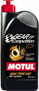 Motul Gear Competition 75W140 100% Synthetic Gearbox & Differential Oil 1L Each (2 Pack)
