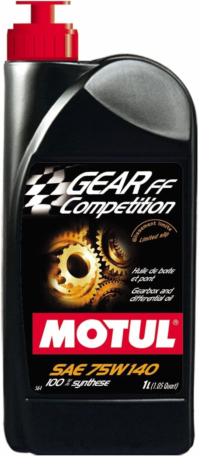 Motul Gear Competition 75W140 100% Synthetic Gearbox & Differential Oil 1L Each (2 Pack)