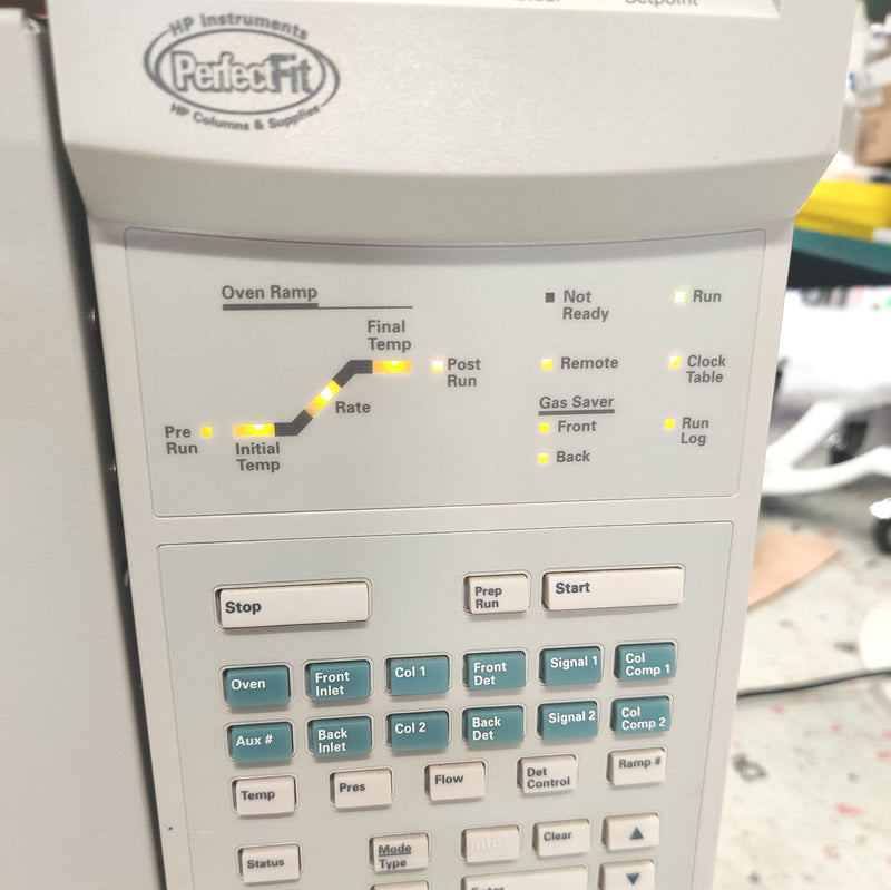 Agilent 6890 G1530A Plus GC Gas Chromatograph w PID Detector EPC Module LAN Card