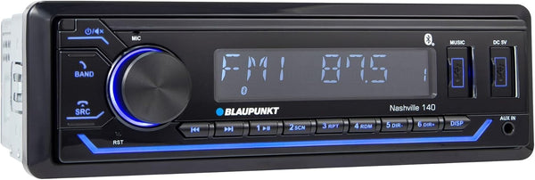 Blaupunkt Nashville 140 Mechless AM/FM Receiver with Bluetooth & USB Inputs