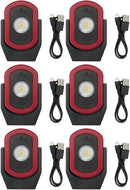 Maxxeon MXN00810 WorkStar Cyclops USB-C Rechargeable LED Work Light, Pack of 6 L