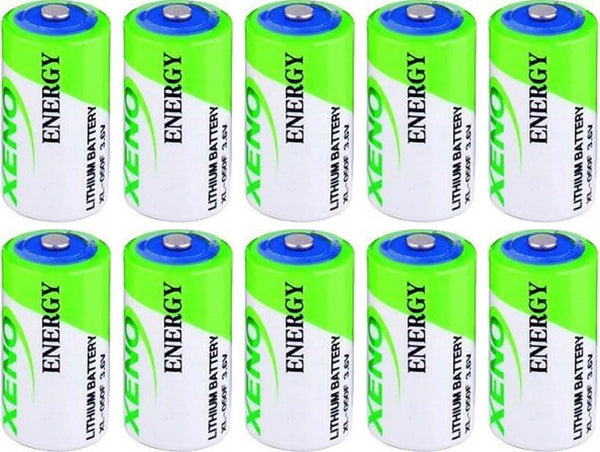 10 XENO 1/2 AA 3.6v LITHIUM BATTERY XL-050F LS14250