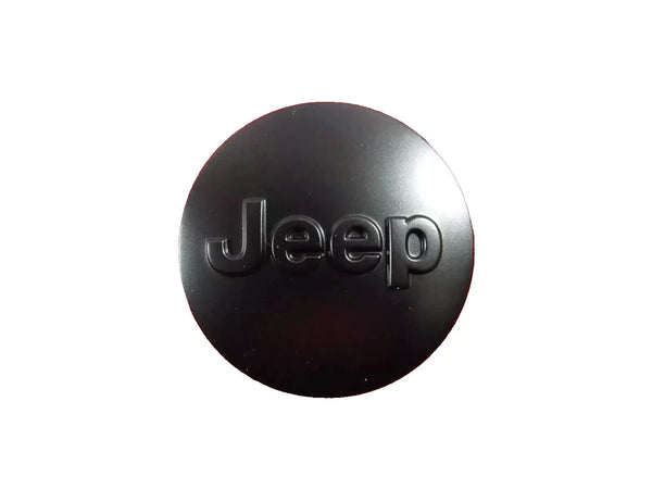 Mopar 1LB77RXFAC Black Wheel Center Cap – Fits 2013–2022 Jeep Wrangler, Cherokee