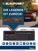 BLAUPUNKT Bremen SQR 46 Retro Car Stereo Classic Bluetooth DAB USB SD AUX Black