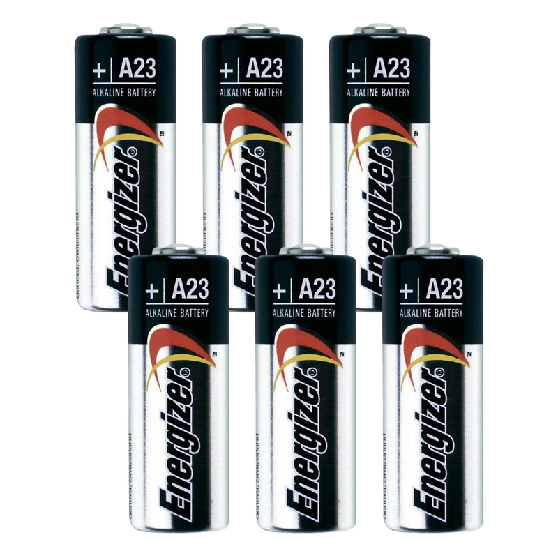 A23 Energizer Battery 23A 23AE 21/23 GP23 23GA MN21 12 Volt 12v (Pack of 6)