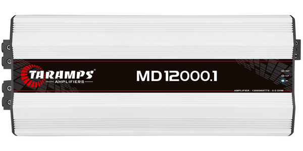 Taramps MD 12000.1 Full Range 12000 Watts RMS 0.5 Ohm 1 Channel Amplifier