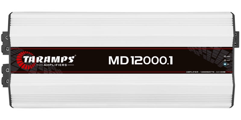 Taramps MD 12000.1 Full Range 12000 Watts RMS 0.5 Ohm 1 Channel Amplifier