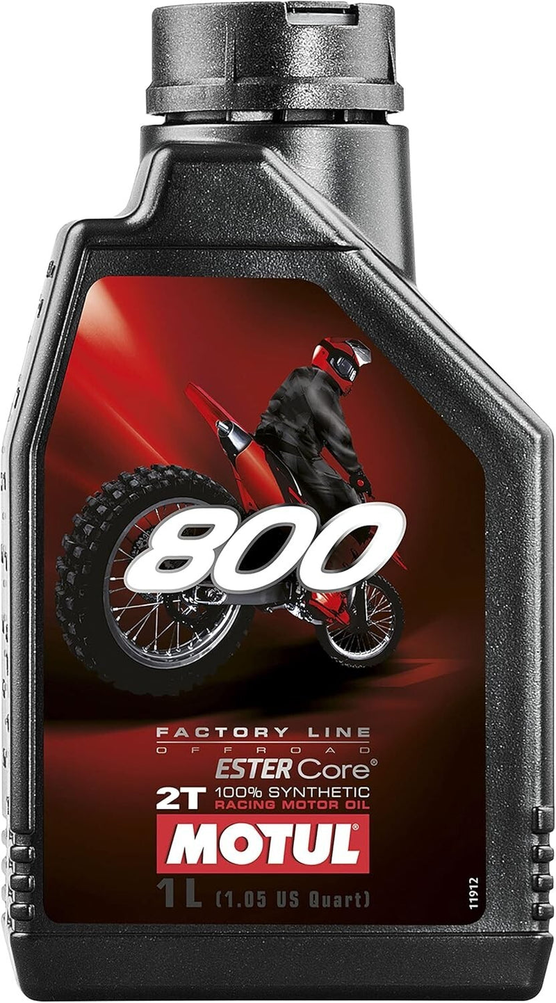 Motul 800 2T Off-Road 100% Synthetic Racing Motor Oil 1L