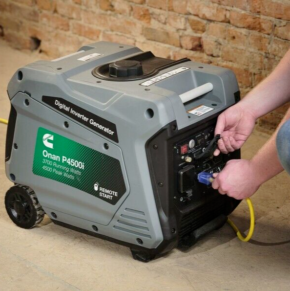 Cummins Onan P4500I Portable Inverter Generator, Power Inverter Dual 5V USB Port