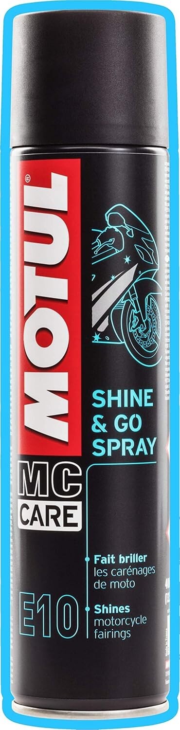 Motul Shine & Go E10 – Premium Motorcycle Cleaner & Spray Shine