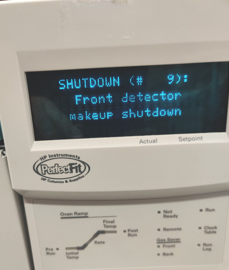 Agilent 6890 G1530A Plus GC Gas Chromatograph w PID Detector EPC Module LAN Card
