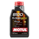 Motul 8100 X-Clean Gen2 SAE 5W40 Full Synthetic Motor Oil 1L