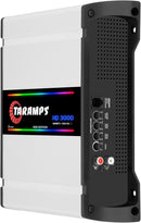 Taramps HD 3000 1 Ohm RGB Effects 1 Channel 3000 Watts RMS MAX Full Range Car Audio Monoblock LED Monitor Indicator Class D Amplifier Crossover, HD 3k