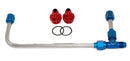 ADVANCED ENGINE DESIGN Polished S/S 4160 Carb. Fuel Line Kit 60946