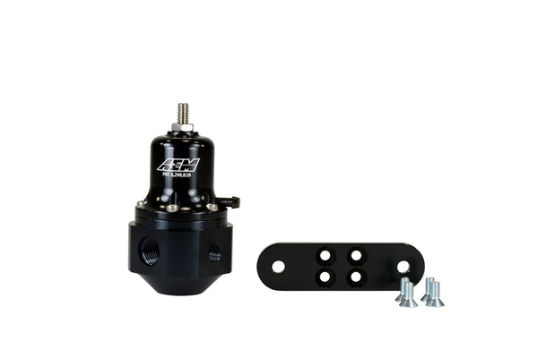 AEM ELECTRONICS Universal Adjstable Fuel Pressure Regulator Black 25-302BK