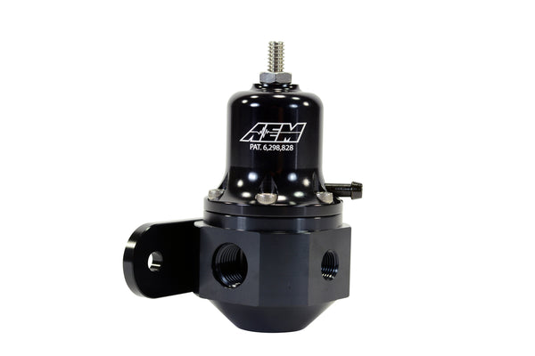 AEM ELECTRONICS Fuel Pressure Regulator Universal Adjustable 25-305BK