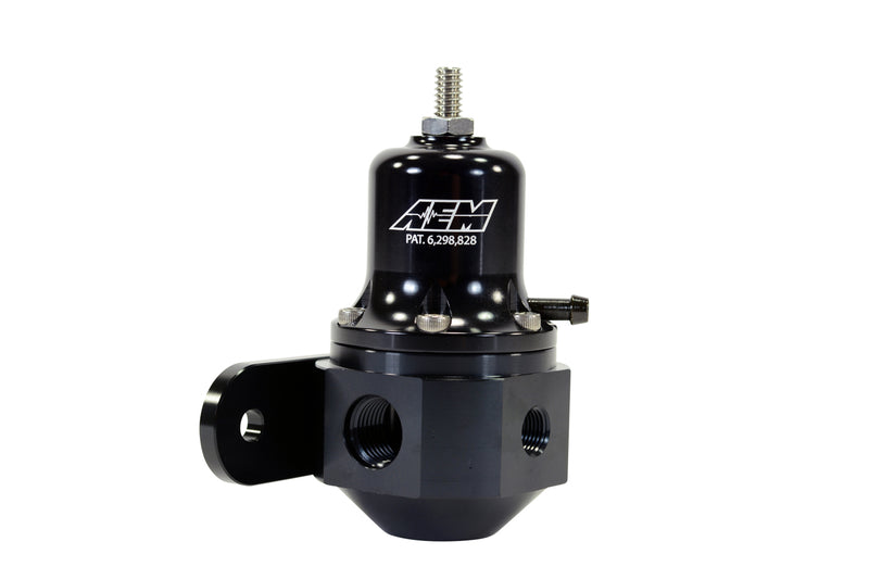 AEM ELECTRONICS Fuel Pressure Regulator Universal Adjustable 25-305BK