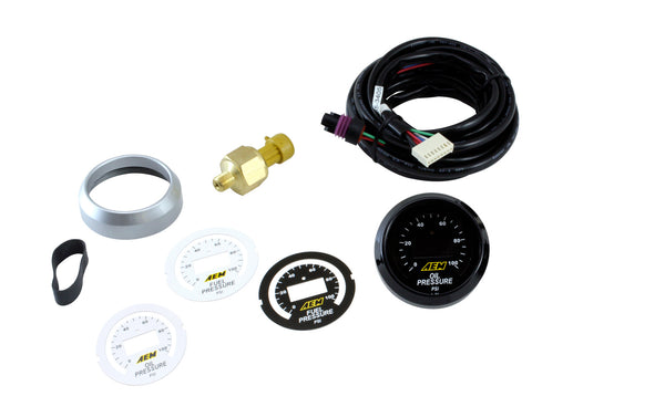 AEM ELECTRONICS Oil/Fuel Pressure Digitl Gauge 0-100psi 30-4401