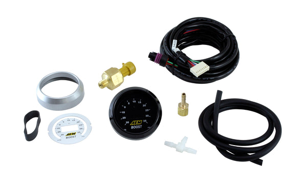 AEM ELECTRONICS Boost Gauge -30 to 35 PSI Digital 30-4406
