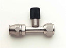 AEROQUIP Straight -10 Hose End w/Charge Port FCE1814