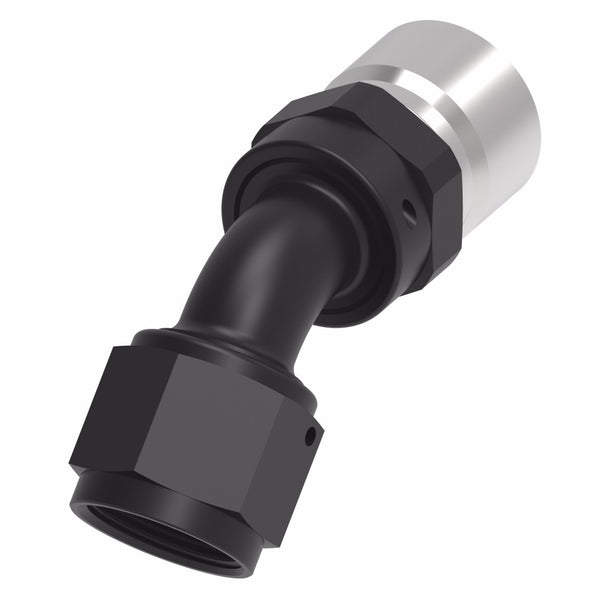 AEROQUIP 6an StreetLite Crimp Fitting 45-Degree FCL4222