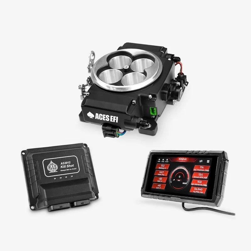 ACES FUEL INJECTION Killshot II 4bbl EFI Black AS2212B