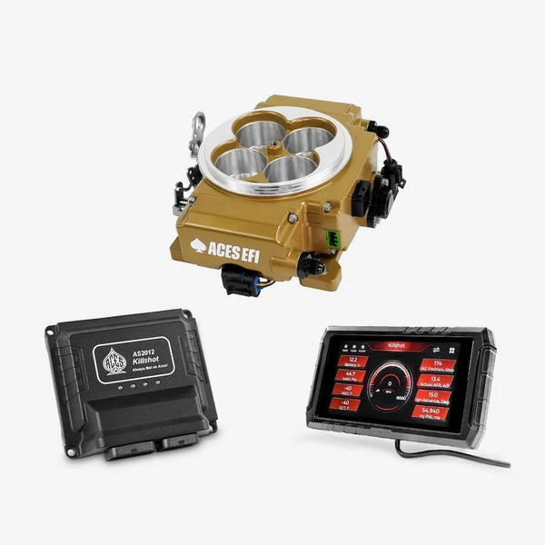 ACES FUEL INJECTION Killshot II 4bbl EFI Gold AS2212G