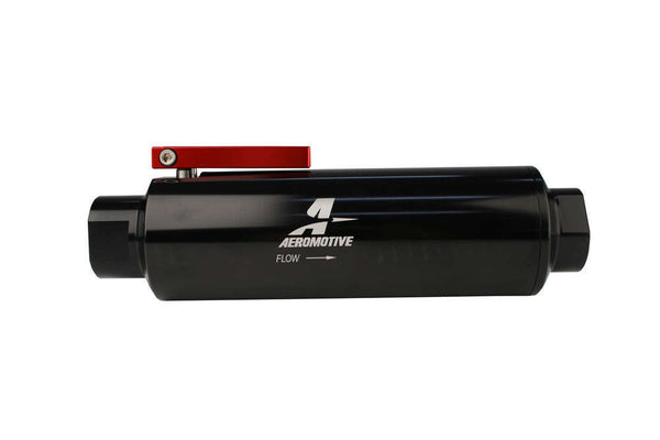 AEROMOTIVE Fuel Filter w/Shut-Off -12an 12332