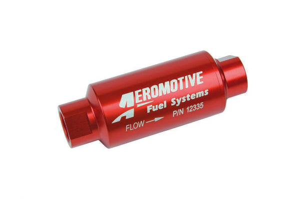 AEROMOTIVE Fuel Filter - 40 Micron - S/S Element w/10an 12335