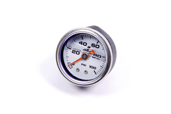 AEROMOTIVE Fuel Pressure Gauge - 1.5in 0-100psi 15633