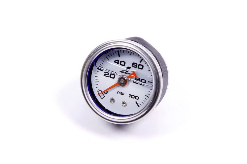 AEROMOTIVE Fuel Pressure Gauge - 1.5in 0-100psi 15633