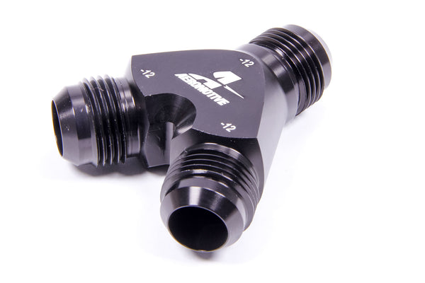 AEROMOTIVE Y-Block Fitting - 12an to 2 x -12an 15679