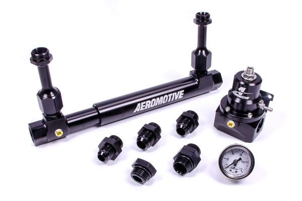 AEROMOTIVE Adjustable Fuel Log w/ 13212 2-Port Regulator 17248
