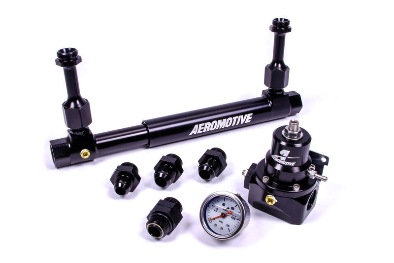 AEROMOTIVE Adjustable Fuel Log w/ 13214 2-Port Regulator 17249