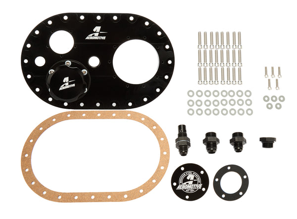 AEROMOTIVE Fuel Cell Plate Assembly Billet Alm. 6 x 10 18056