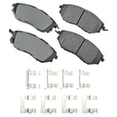 AKEBONO BRAKE CORPORATION ProACT Ultra-Premium Bra ke Pads - Front ACT1078A