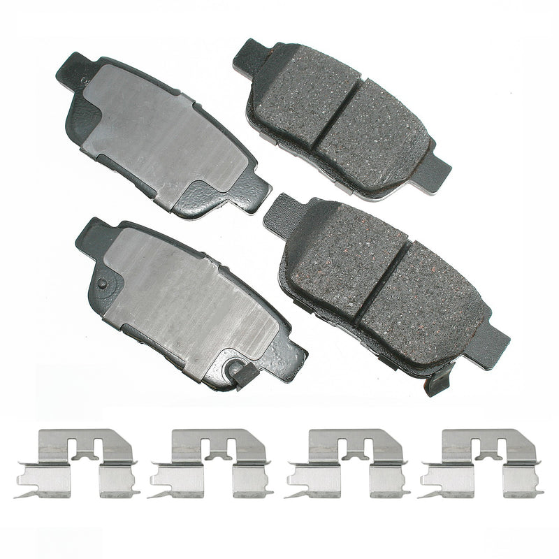 AKEBONO BRAKE CORPORATION Brake Pads Rear Acura TL 09-14 Honda Ridgeline 06 ACT1103