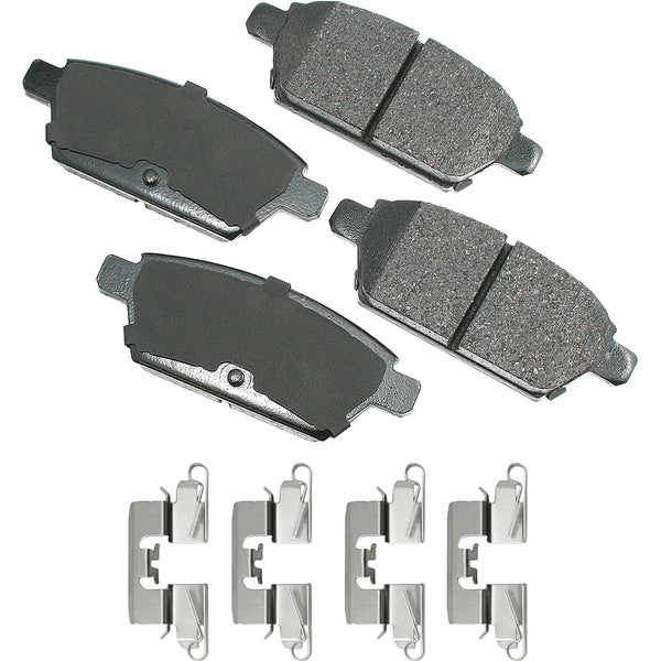 AKEBONO BRAKE CORPORATION ProACT Ultra-Premium Bra ke Pads - Rear ACT1161