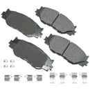 AKEBONO BRAKE CORPORATION Brake Pad Front Lexus IS250 06-15 ACT1178A