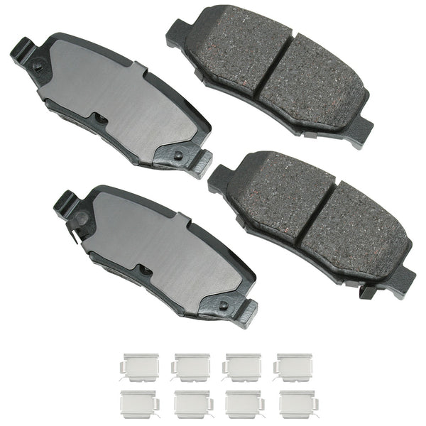 AKEBONO BRAKE CORPORATION Brake Pad Rear Dodge Nitro 07-11 Wrangler ACT1274A