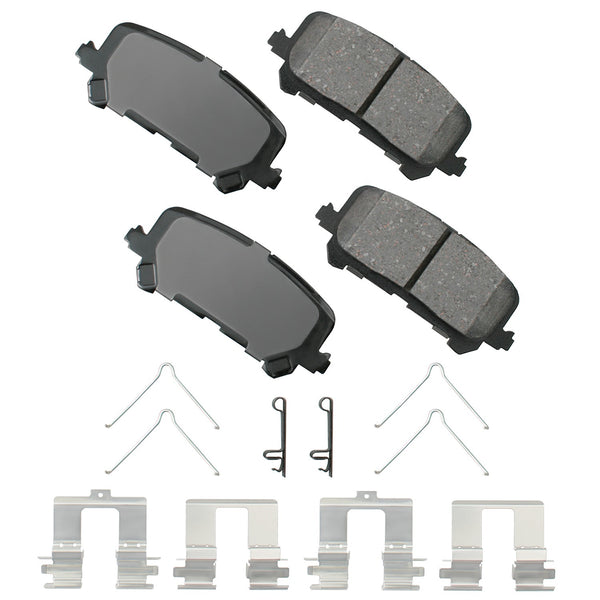 AKEBONO BRAKE CORPORATION Brake Pad Rear Acura MDX 07-16 Honda Odyssey ACT1281