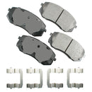 AKEBONO BRAKE CORPORATION Brake Pad Front Hyundai Sonata Tuco 10-15 Kia ACT1295